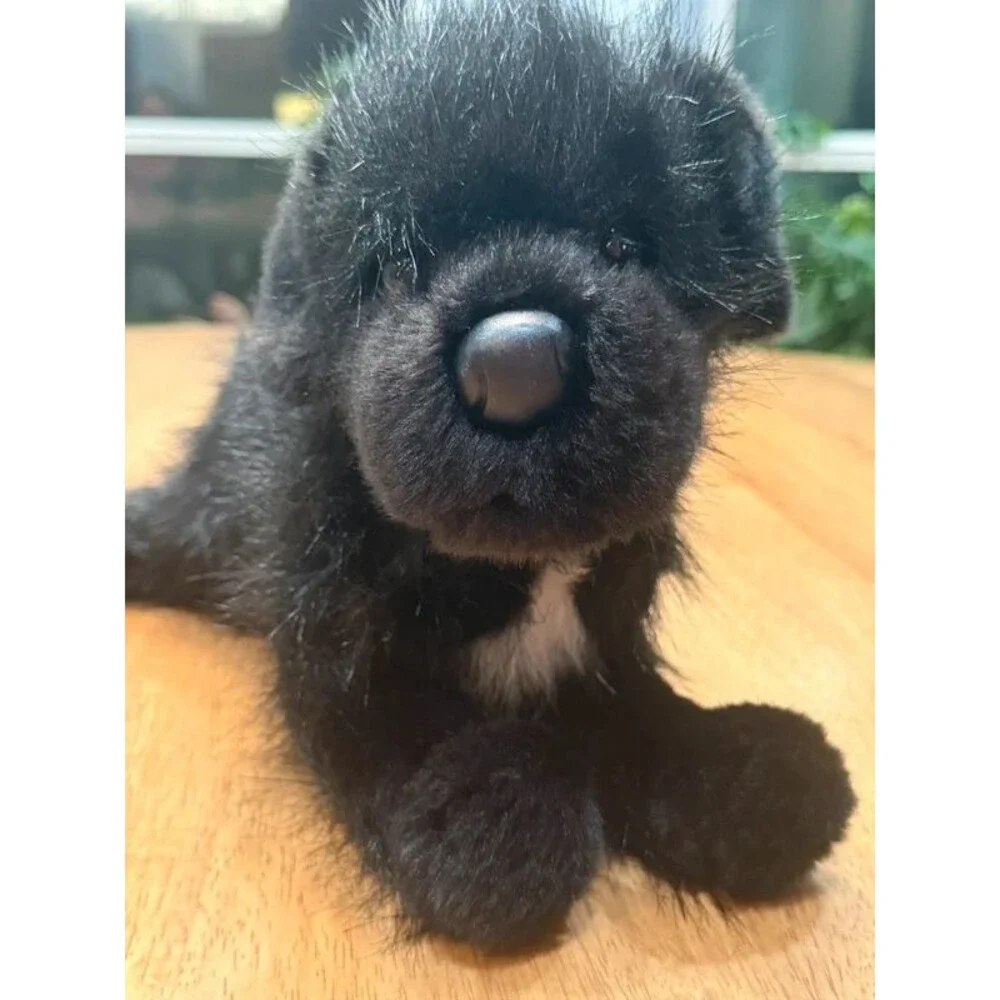 NWT Douglas Bundy Newfoundland Dog Black Plush Cuddle Stuffed 2033